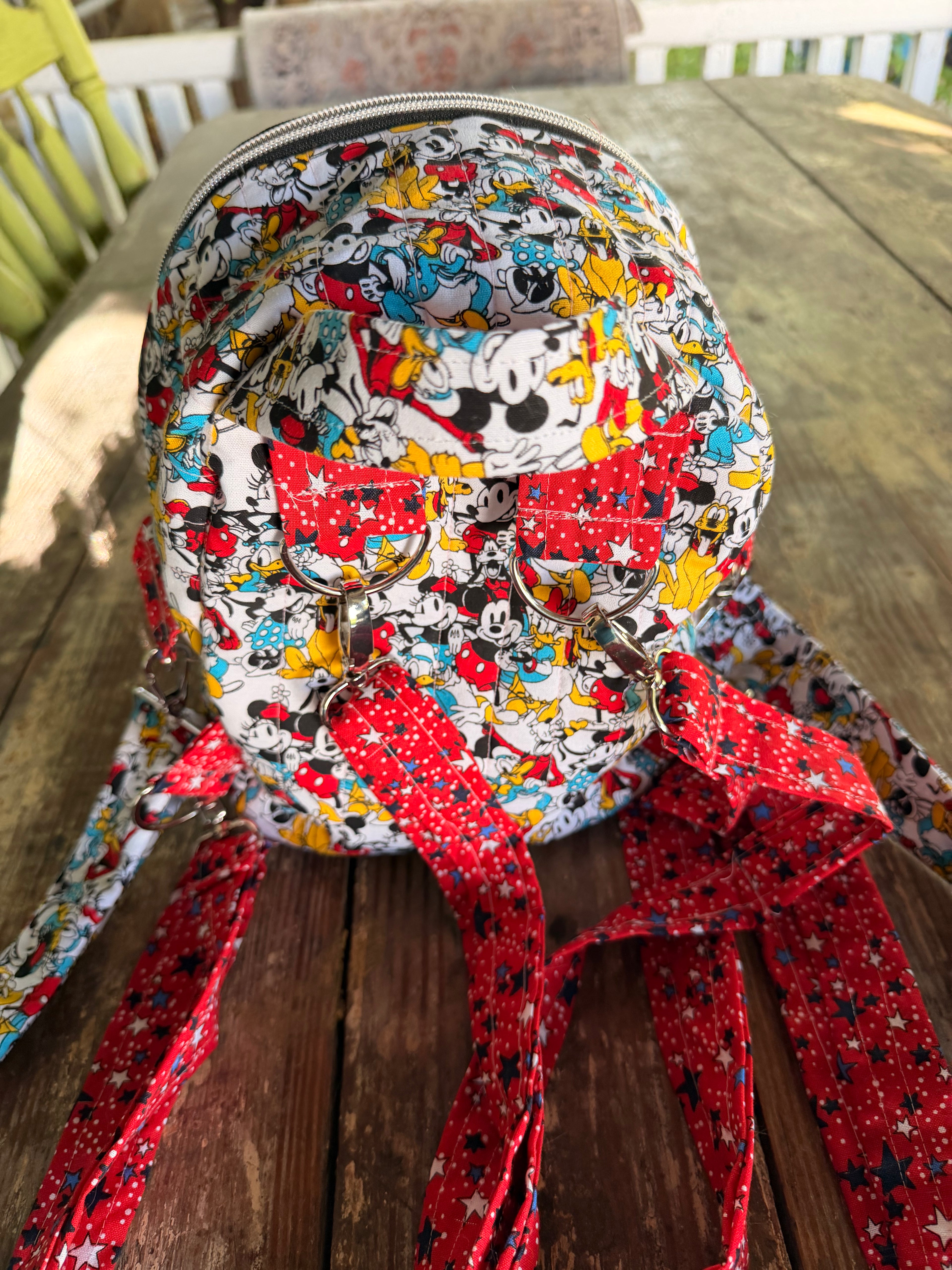 Mickey stars mini back pack/ crossbody shoulder bag