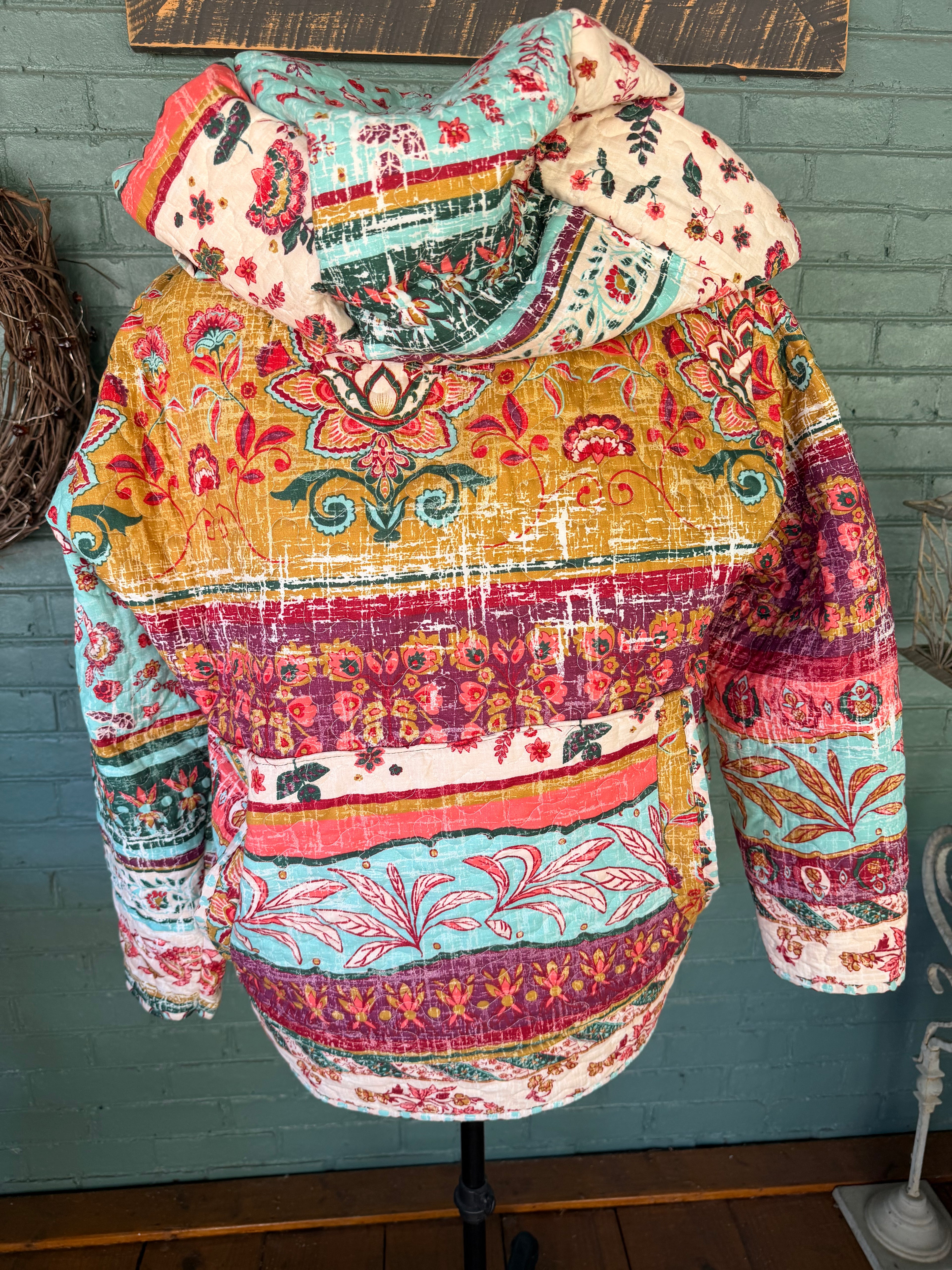 Hoodies made out of a quilt