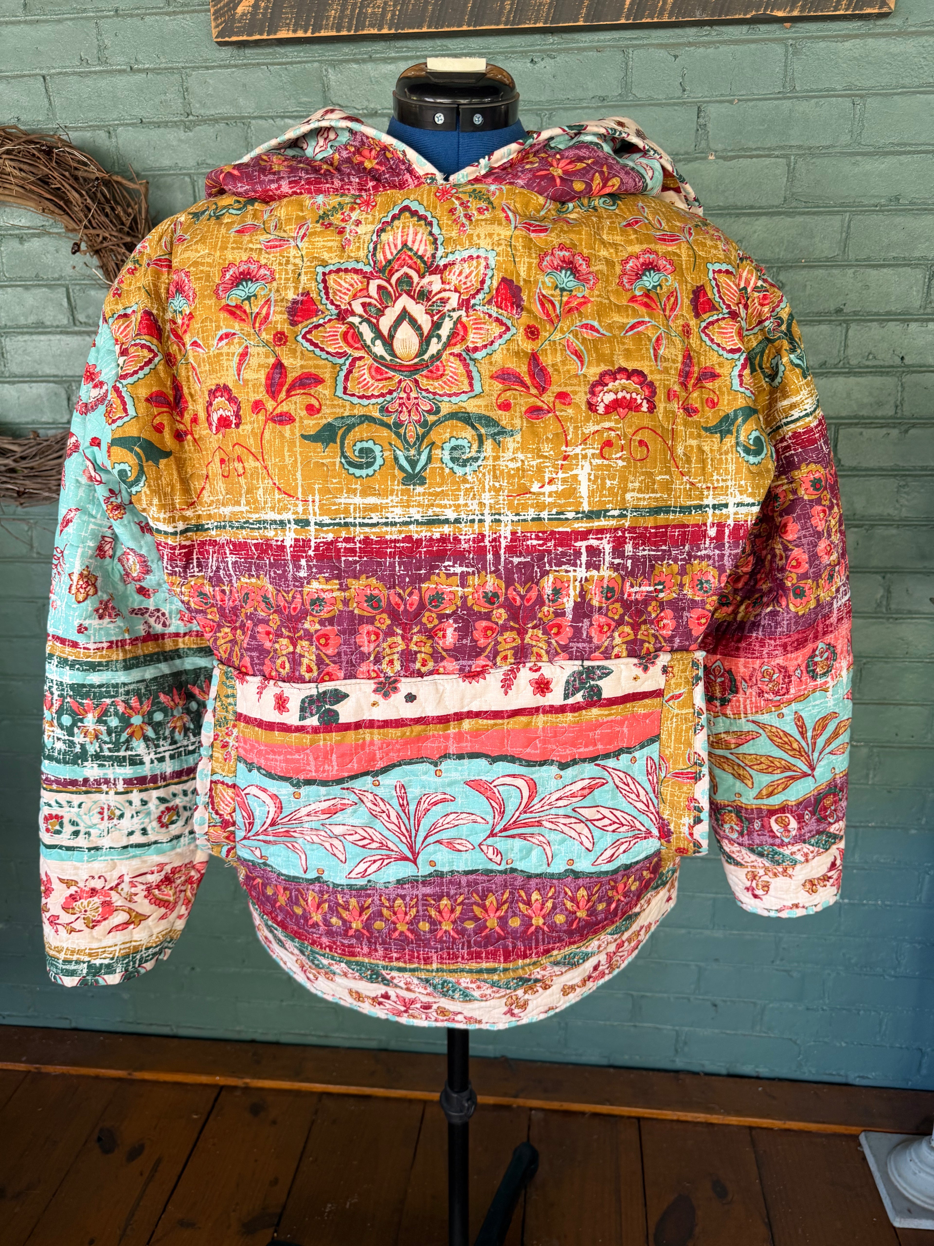 Hoodies made out of a quilt