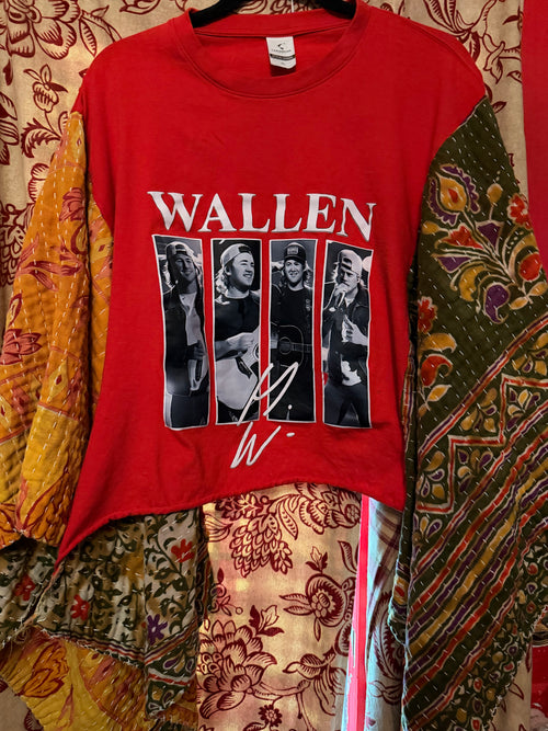 Cropped wallen shirt